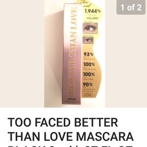  TOO FACED BETTER THAN LOVE MASCARA 


This formul